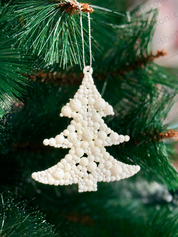 آویز درخت کریسمس اکلیلی 10 سانت کد 441 - Image 2