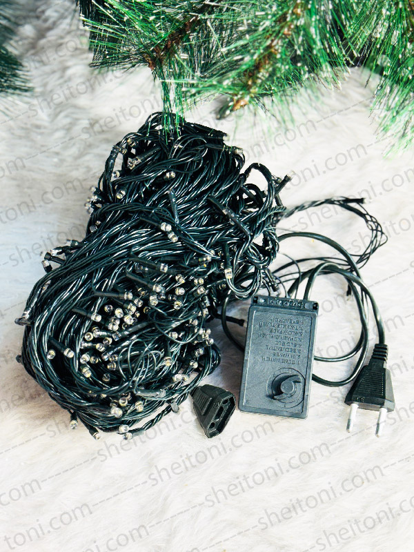 ریسه نور 50 متری سیم یشمی کد 464 اورجینال رابط دار - Image 3