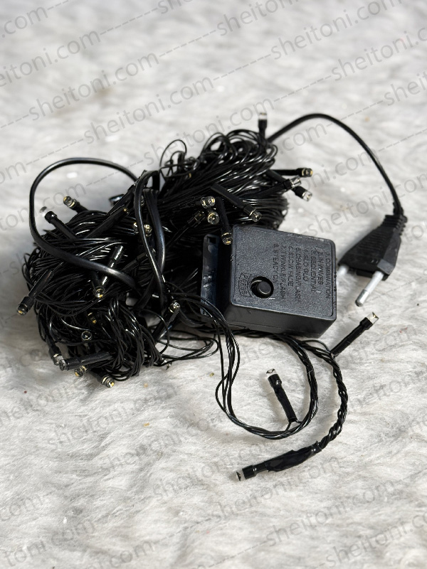 ریسه نور 10 متری سیم مشکی کد 461 - Image 3