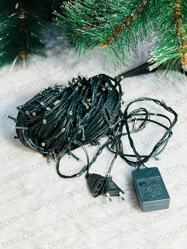 ریسه نور 30 متری سیم یشمی اورجینال کد 462 رابط دار - Image 3