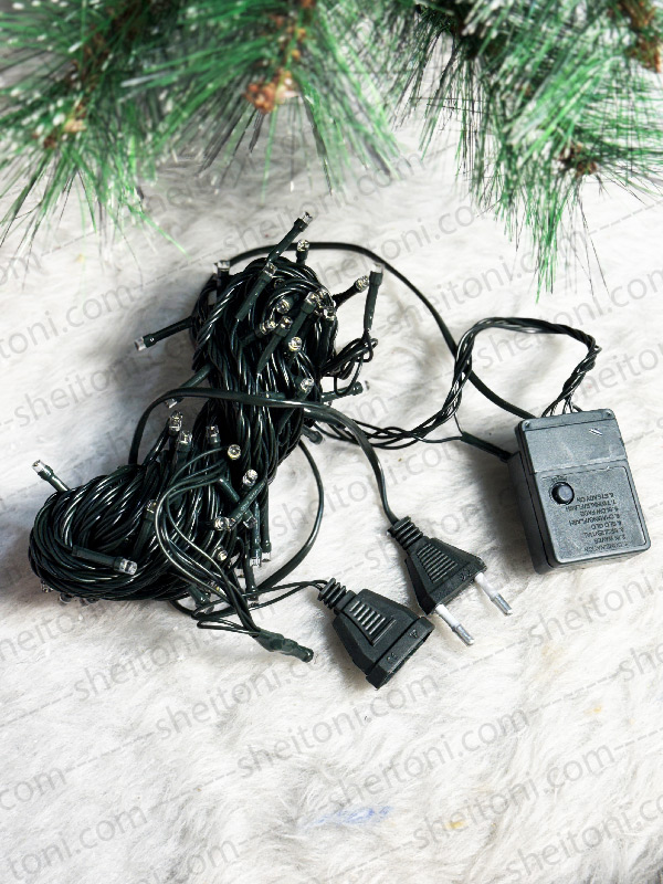 ریسه نور 10 متری سیم یشمی اورجینال کد 463 رابط دار - Image 3