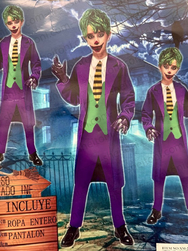 لباس جوکر بچگانه وارداتی کد 2290 - Image 2