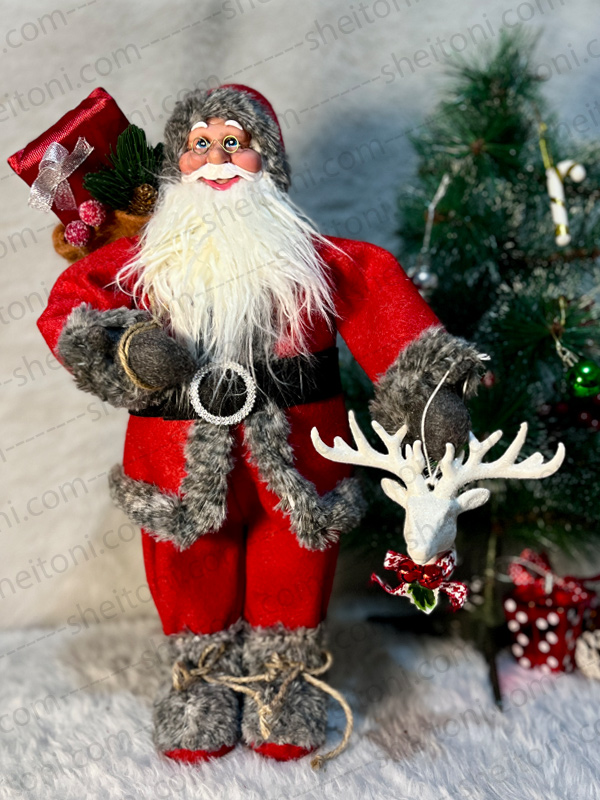 بابانوئل 60 سانت با گوزن کد 570 - Image 2