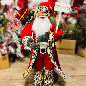 بابانوئل 80 سانت با فانوس چراغدار کد 571