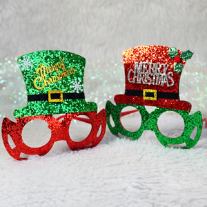 عینک کریسمس طرح کلاه بابانوئل کد 574