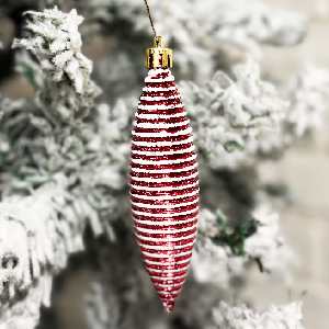 آویز بیضی کریسمس 11 سانت کد 823