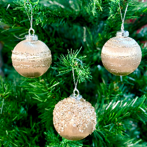 آویز گوی ابریشمی 9 عددی 6 سانت کد 844