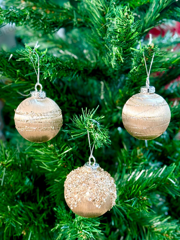 آویز گوی ابریشمی 9 عددی 6 سانت کد 844 - Image 2