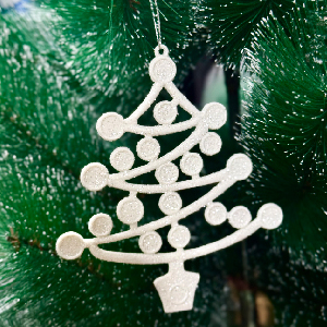 آویز درخت کاج اکلیلی 13 سانت کد 835