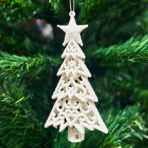 آویز درخت کاج طبقه ای 13 سانت کد 836