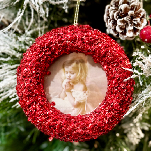 آویز قاب عکس کریسمس کد 2-529