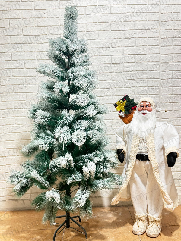 درخت کاج کریسمس 150 سانت سوزنی برف سنگین - Image 2