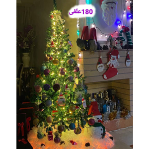 درخت کاج کریسمس 180 سانت علفی