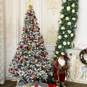 درخت کاج کریسمس 240 سانت علفی برف سنگین