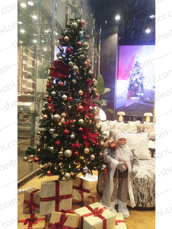 درخت کاج کریسمس 240 سانت علفی - Image 4