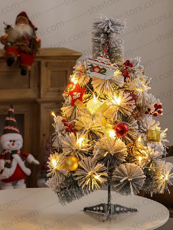 درخت کاج کریسمس 60 سانت سوزنی برف سنگین - Image 3