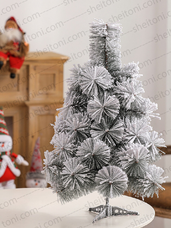 درخت کاج کریسمس 60 سانت سوزنی برف سنگین - Image 4