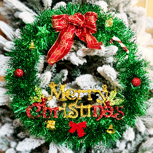 حلقه گل آویز درب کریسمس کد 864