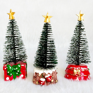 کاج مینیاتوری رنگی 13 سانت کد 858