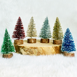 کاج مینیاتوری رنگی 10 سانت کد 857