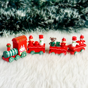 قطار چوبی کریسمس کد 48-313