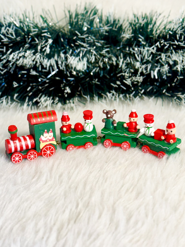 قطار چوبی کریسمس کد 48-313 - Image 3