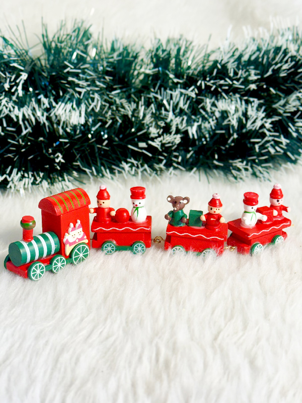 قطار چوبی کریسمس کد 48-313 - Image 2
