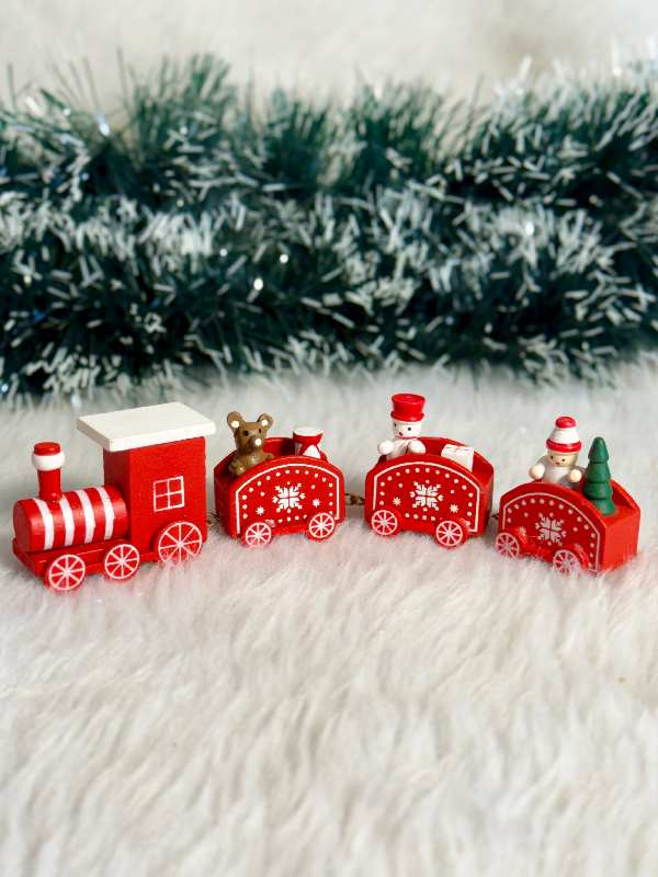 قطار چوبی کریسمس کد 53-313 - Image 2