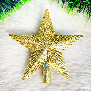 ستاره سر درختی طلایی 15 سانت کد 854