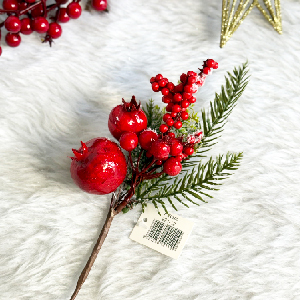 شاخه گل اناری 25 سانت کد 12-921