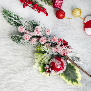 شاخه گل انار برفی 30 سانت کد 10-921