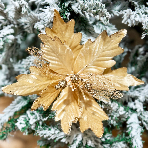 شاخه گل بنت قنسول طلایی 36 سانت کد 811