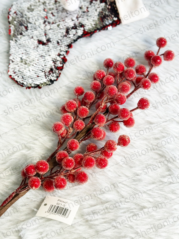 شاخه گل شکری 55 سانت کد 5-921 - Image 2