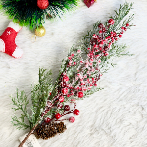 شاخه گل برفی 70 سانت کد 1-921