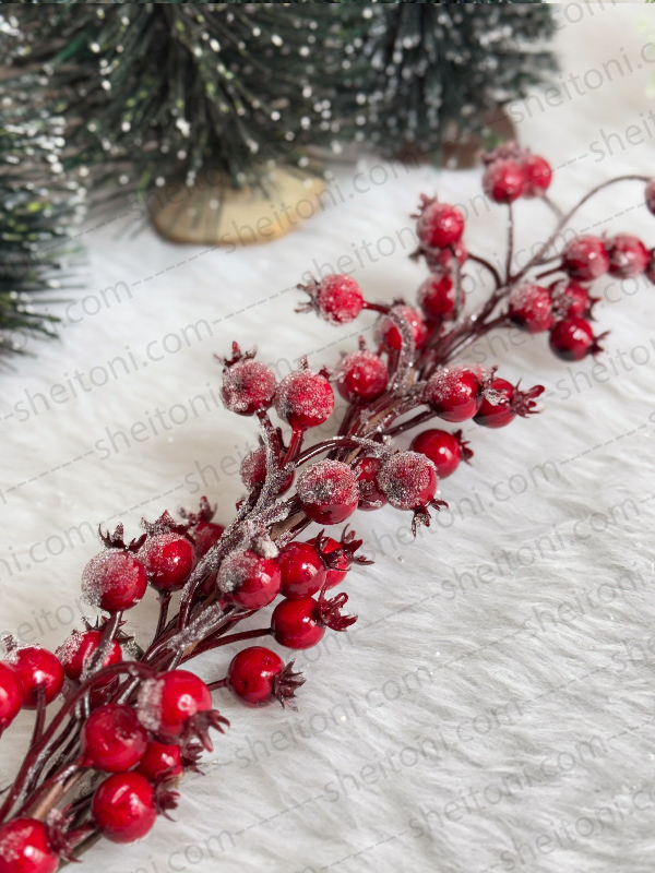 شاخه گل اناری 52 سانت کد 13-921 - Image 2