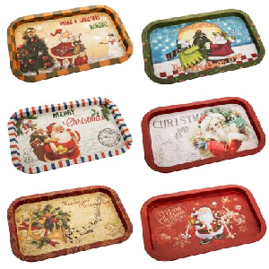 سینی کریسمس مستطیلی کد 849